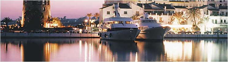 Puerto Banus by evening